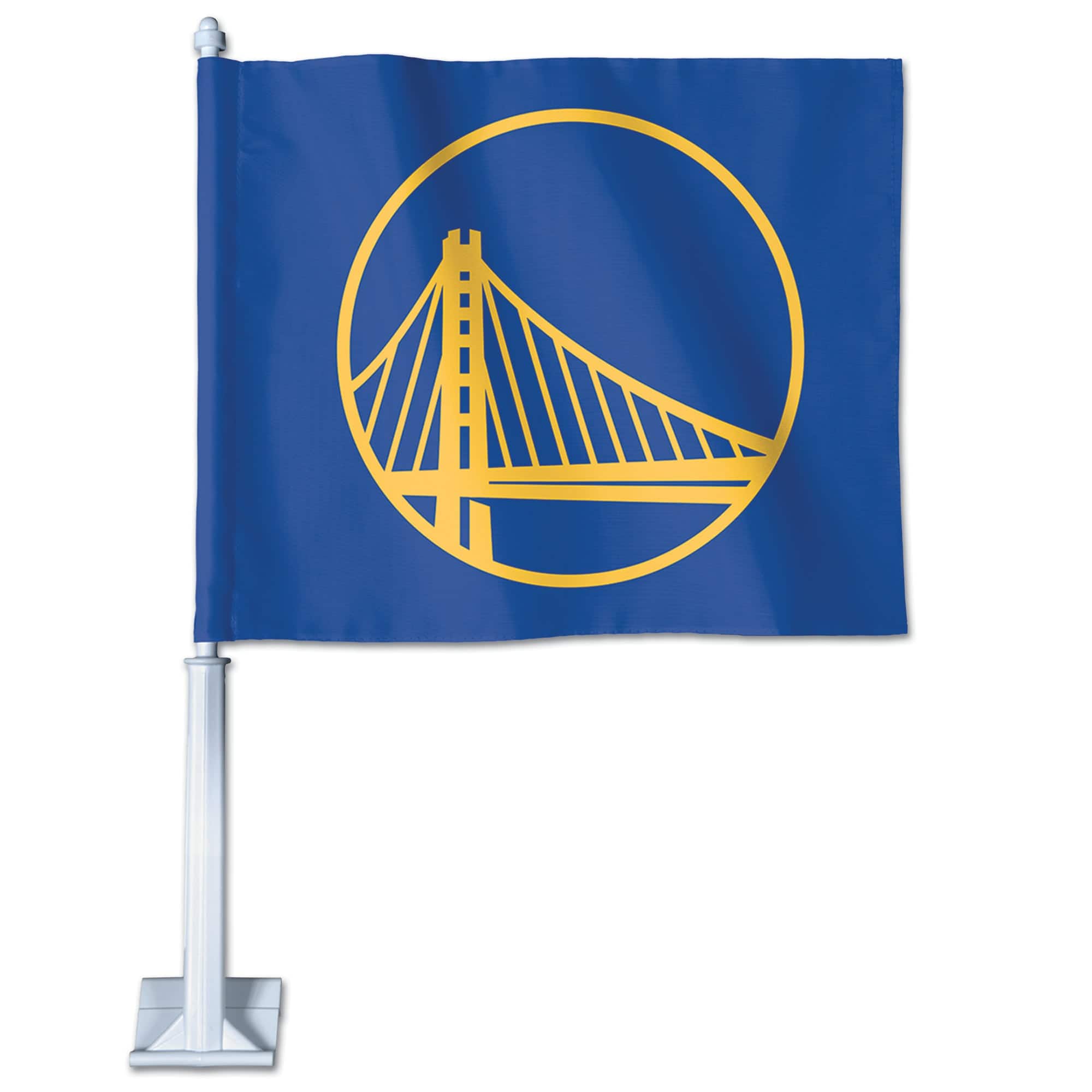 WinCraft - Golden State Warriors Double-Sided Car Flag - Multicolor