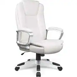 ADS - Big and Tall Ergonomic Executive Office Chair - White