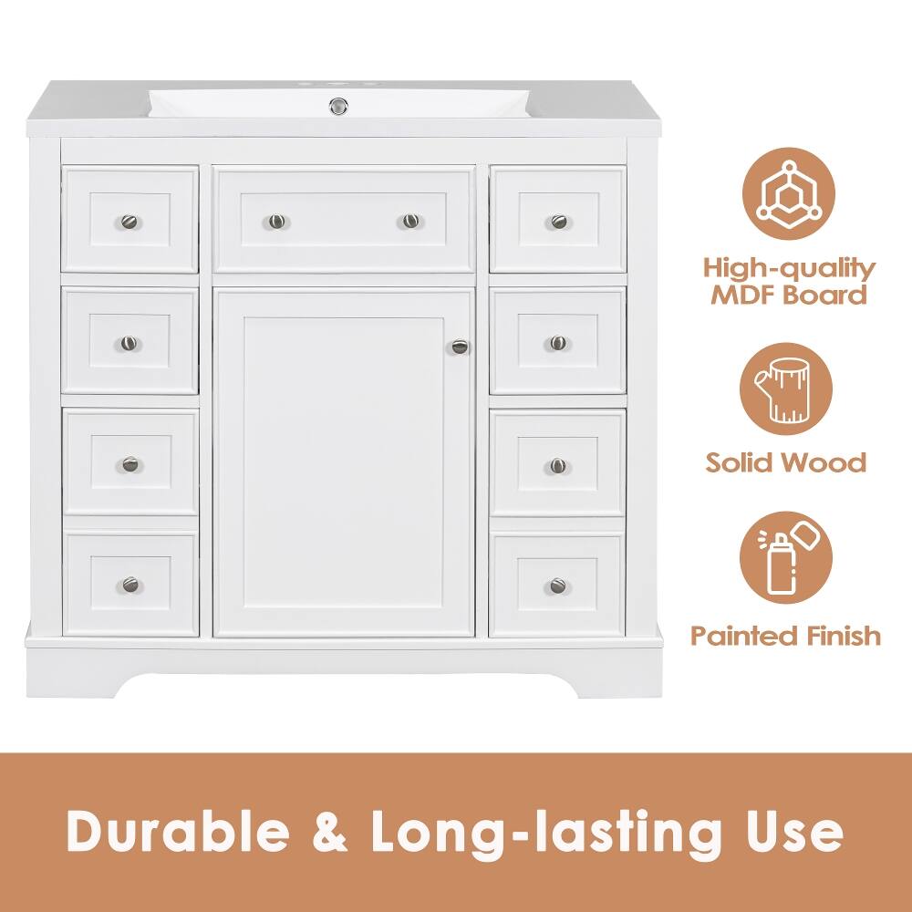 High-quality MDF Board  
Solid Wood  
Painted Finish  
Durable & Long-lasting Use