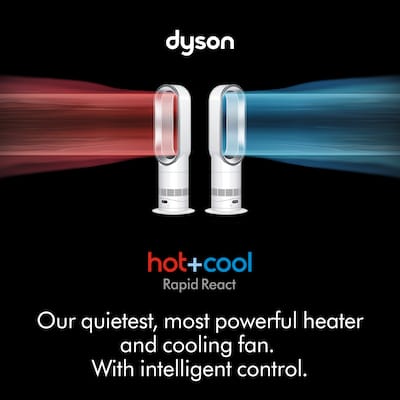 Dyson Hot+Cool HF1 Rapid React All Season Heater Fan White/Silver Dyson Hot+Cool HF1 Rapid React All Season Heater Fan White/Silver