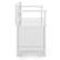 Alt View 12. Simpli Home - Amherst Small Entryway Storage Bench - White.