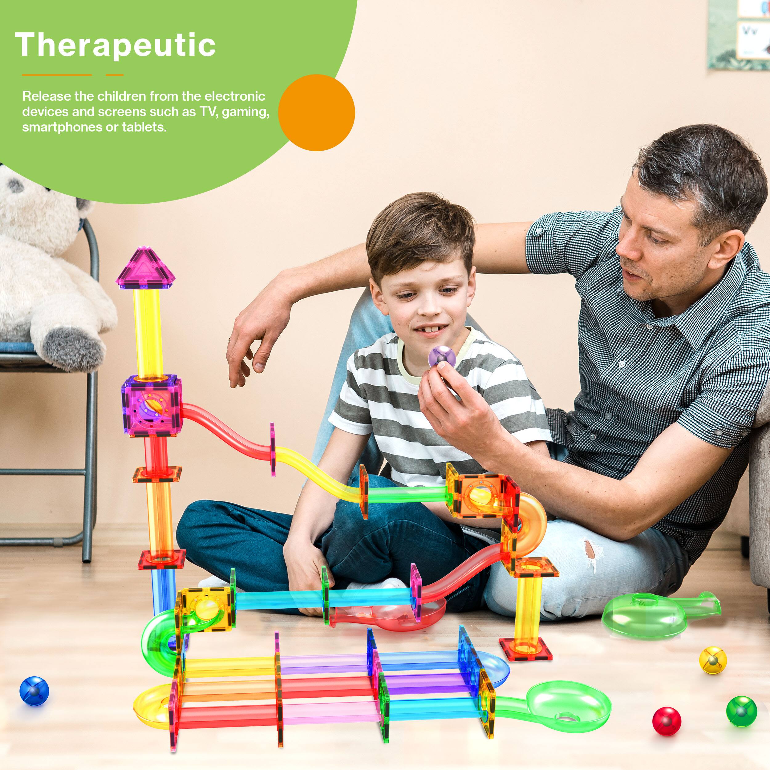 Therapeutic

Release the children from the electronic devices and screens such as TV, gaming, smartphones or tablets.