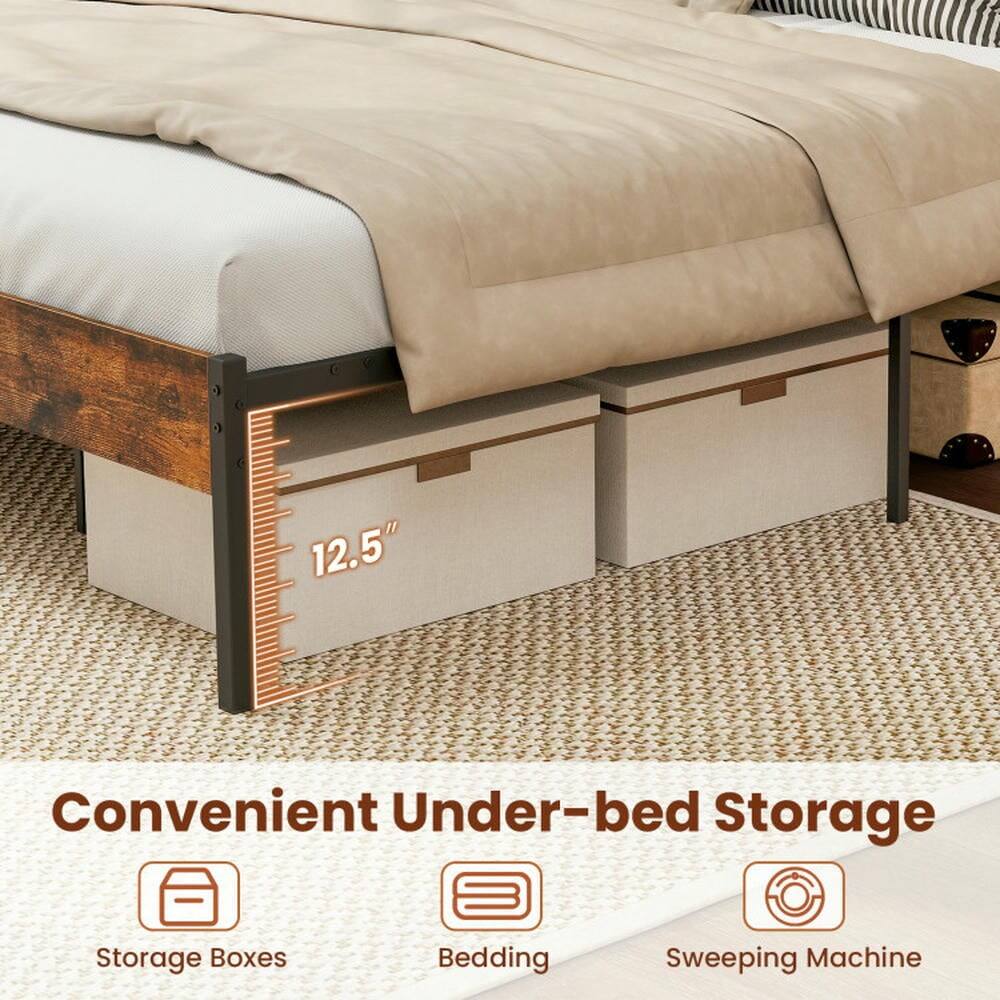 12.5" Convenient Under-bed Storage  
Storage Boxes  
Bedding  
Sweeping Machine