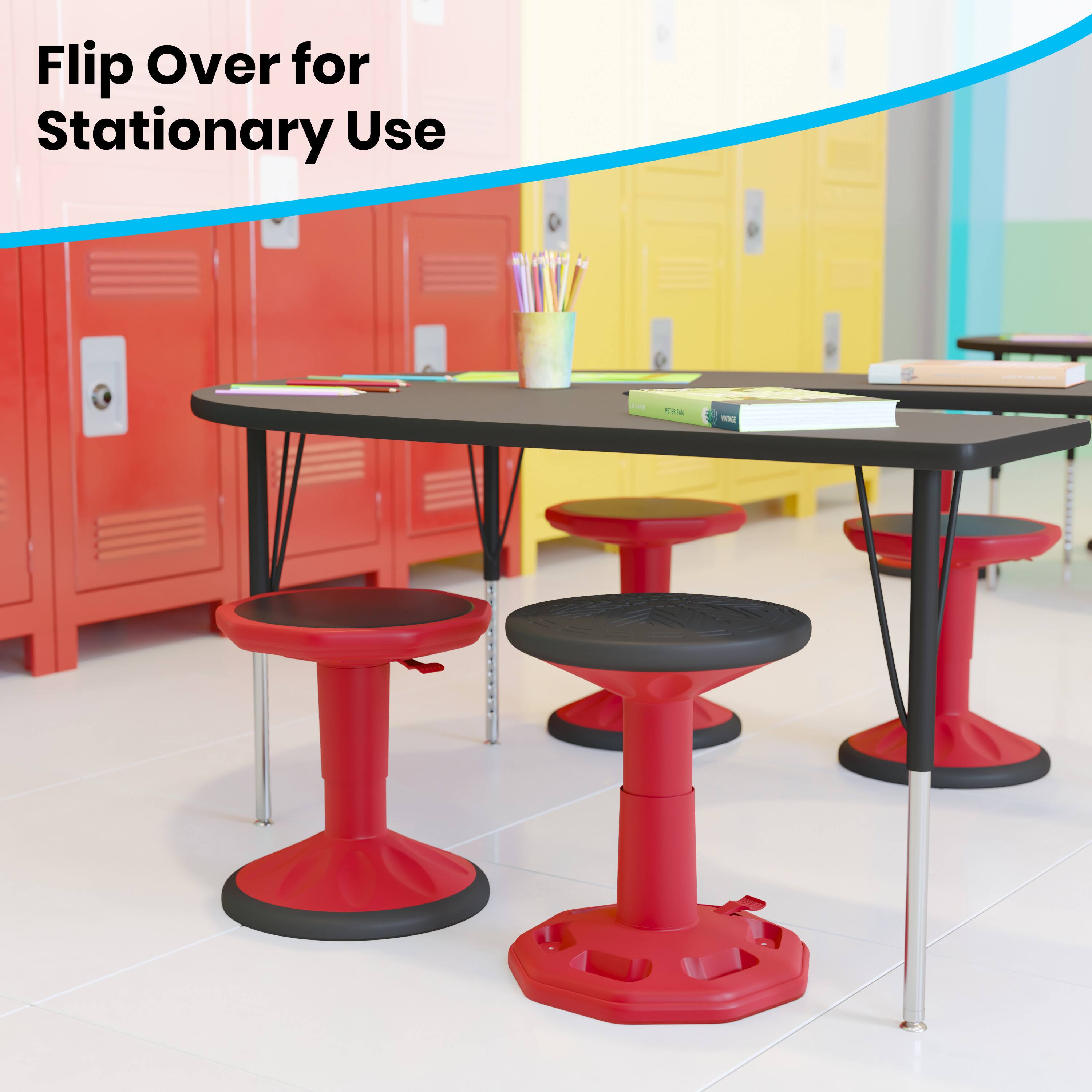 Flip Over for Stationary Use
