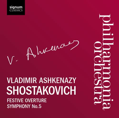 Vladimir Ashkenazy - Festive Overture Op 96 / Sym 5 in D Major Op 47  - COMPACT DISCS