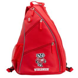 Team Golf - Wisconsin Badgers Embroidered Team Backpack - Multicolor