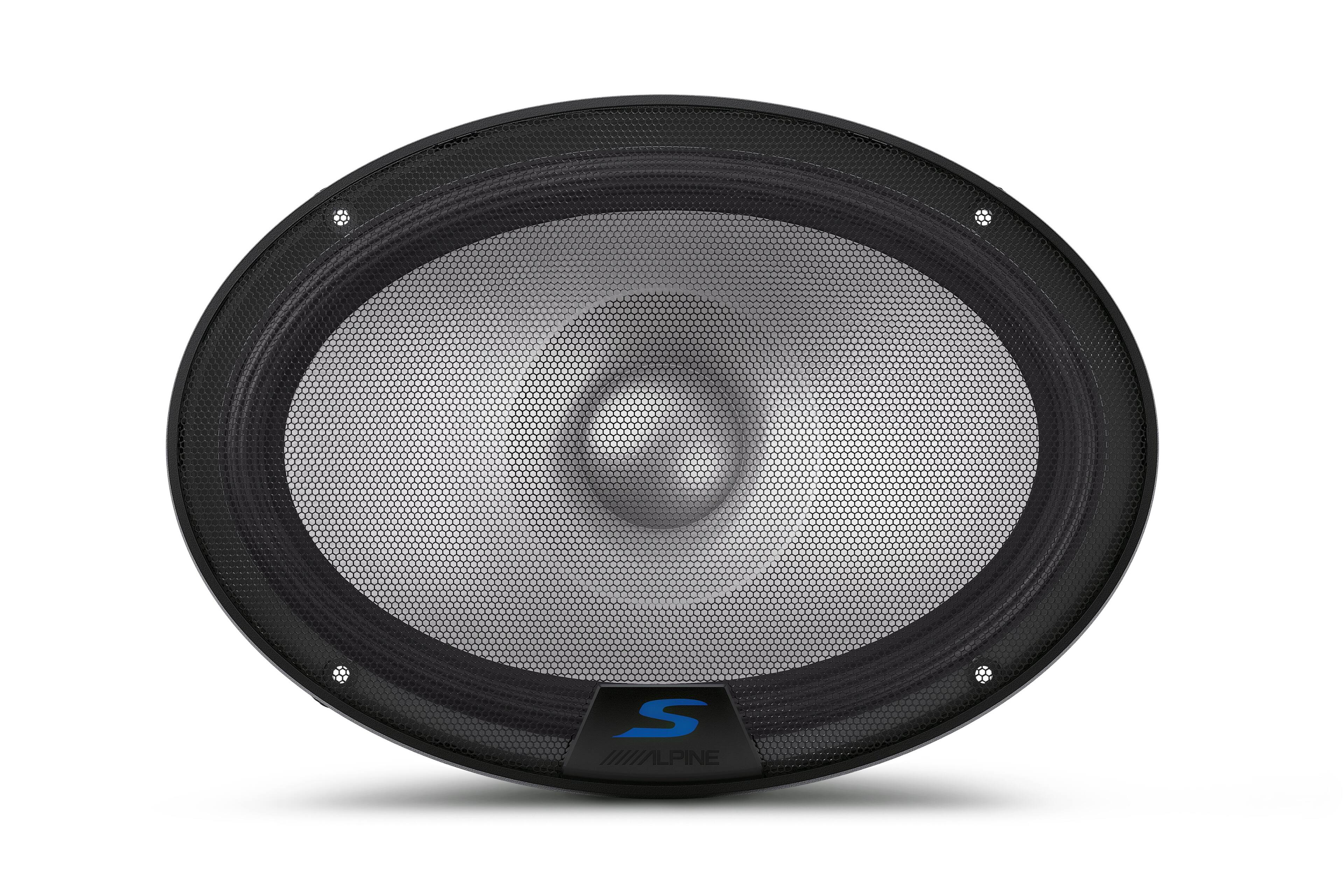 Alt View 12. Alpine - S-Series 6 x 9" Hi-Resolution Component Car Speakers with Glass Fiber Reinforced Cone (Pair) - Black.