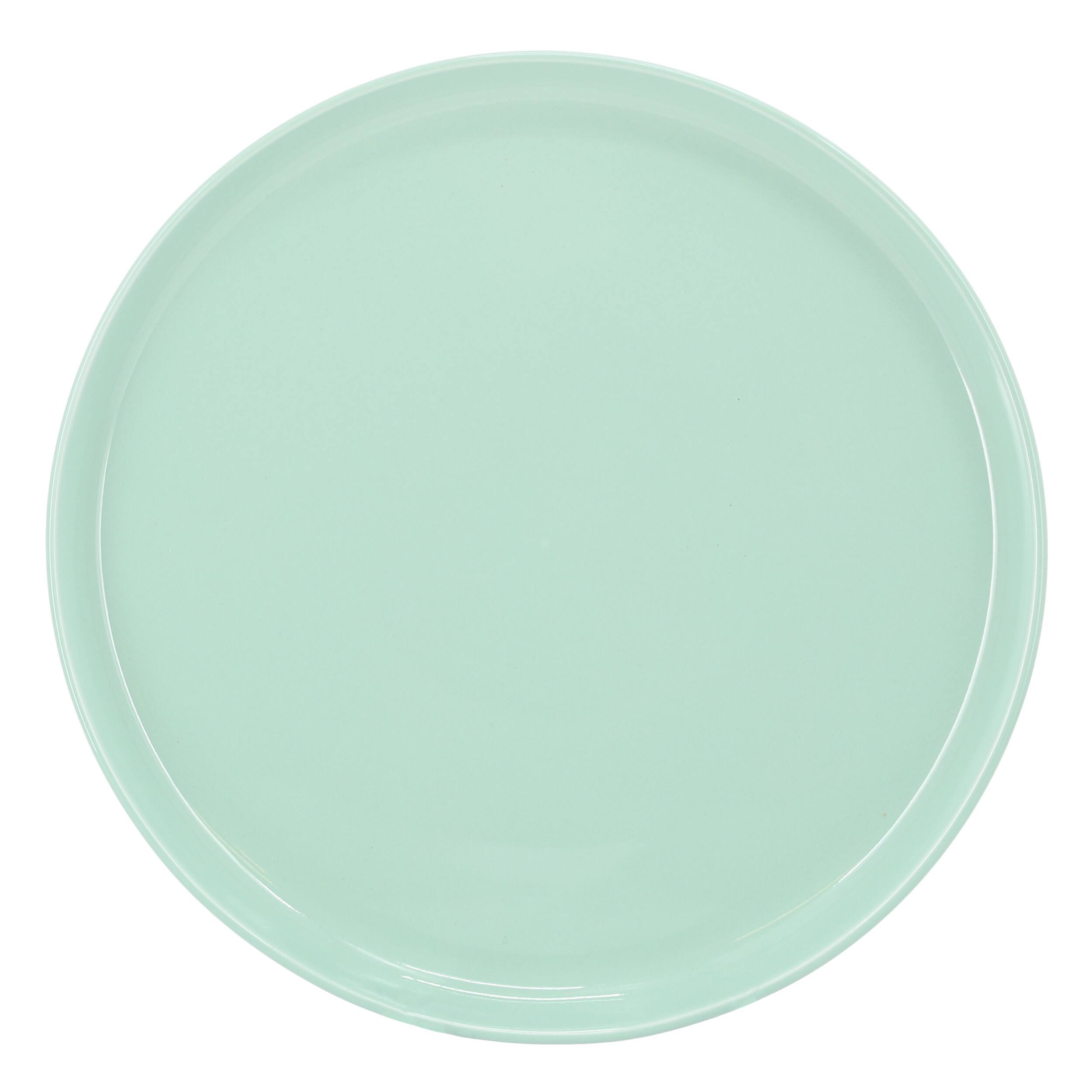 Alt View 2. Elama - Elama Duncan 18 Piece Porcelain Dinnerware Set in Mint - Mint.