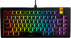 Glorious - GMMK 3 HE 75% Wired Hall-Effect Linear Switch Gaming Keyboard with Rapid Trigger and Adjustable Actuation - Black - Front_Zoom