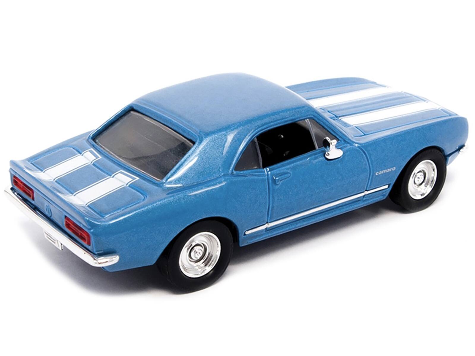 Alt View 2. Road Signature - 1967 Chevrolet Camaro Z-28 Blue 1/43 Diecast Model Car by Road Signature.