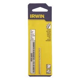 Irwin - 50 X 2 in. L High Speed Steel Jobber Length Wire Gauge Bit Straight Shank 1 pk