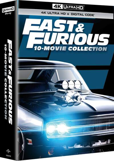 Fast & Furious: 10 movie Collection (Box Set) [UHD Fast & Furious: 10 movie Collection (Box Set) [UHD