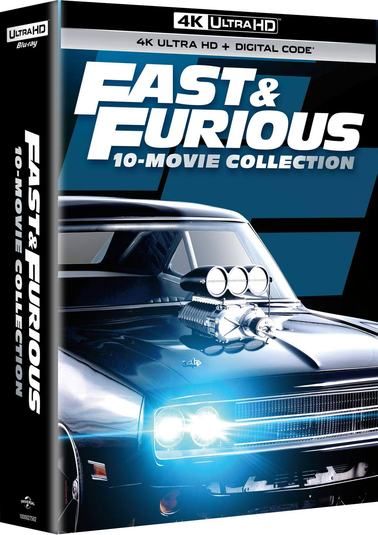 Angle. Fast & Furious: 10-movie Collection (Box Set) [UHD].