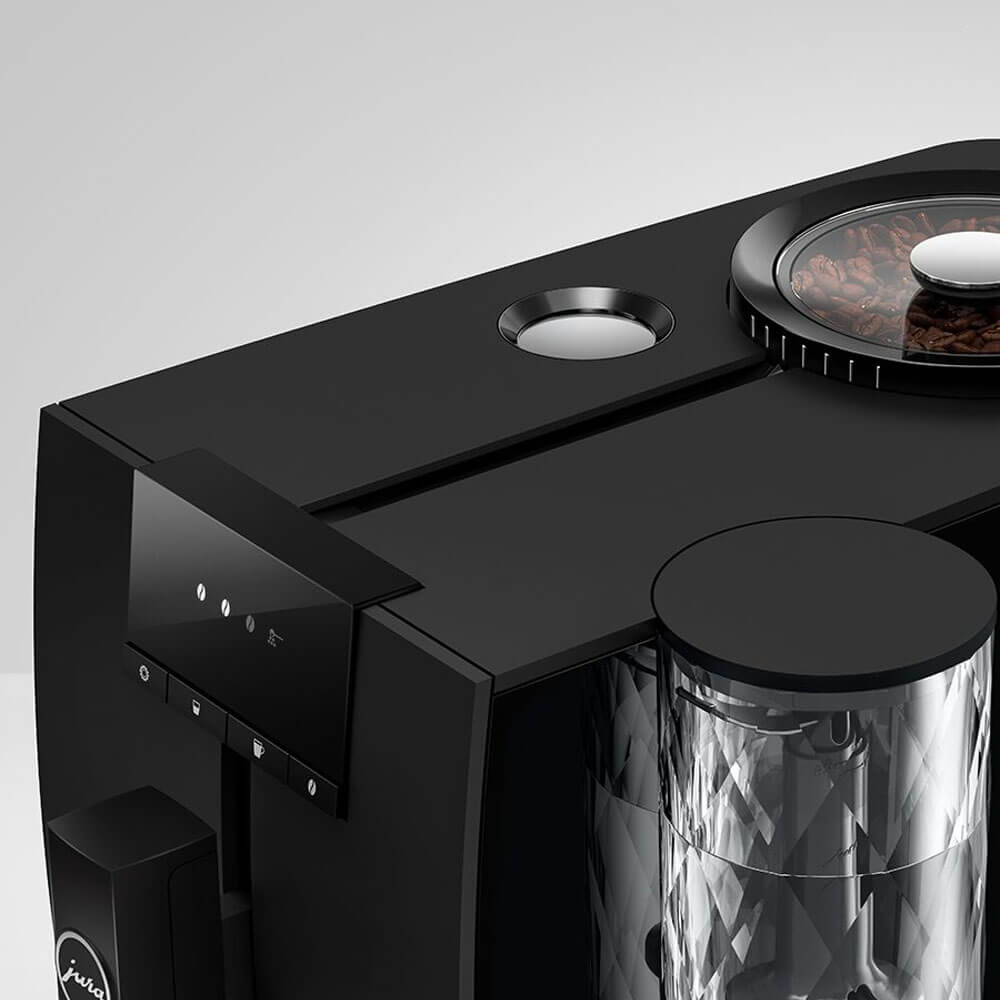 Angle. JURA - Jura ENA 4 Automatic Coffee Machine - Full Metropolitan Black - Renewed - Black.