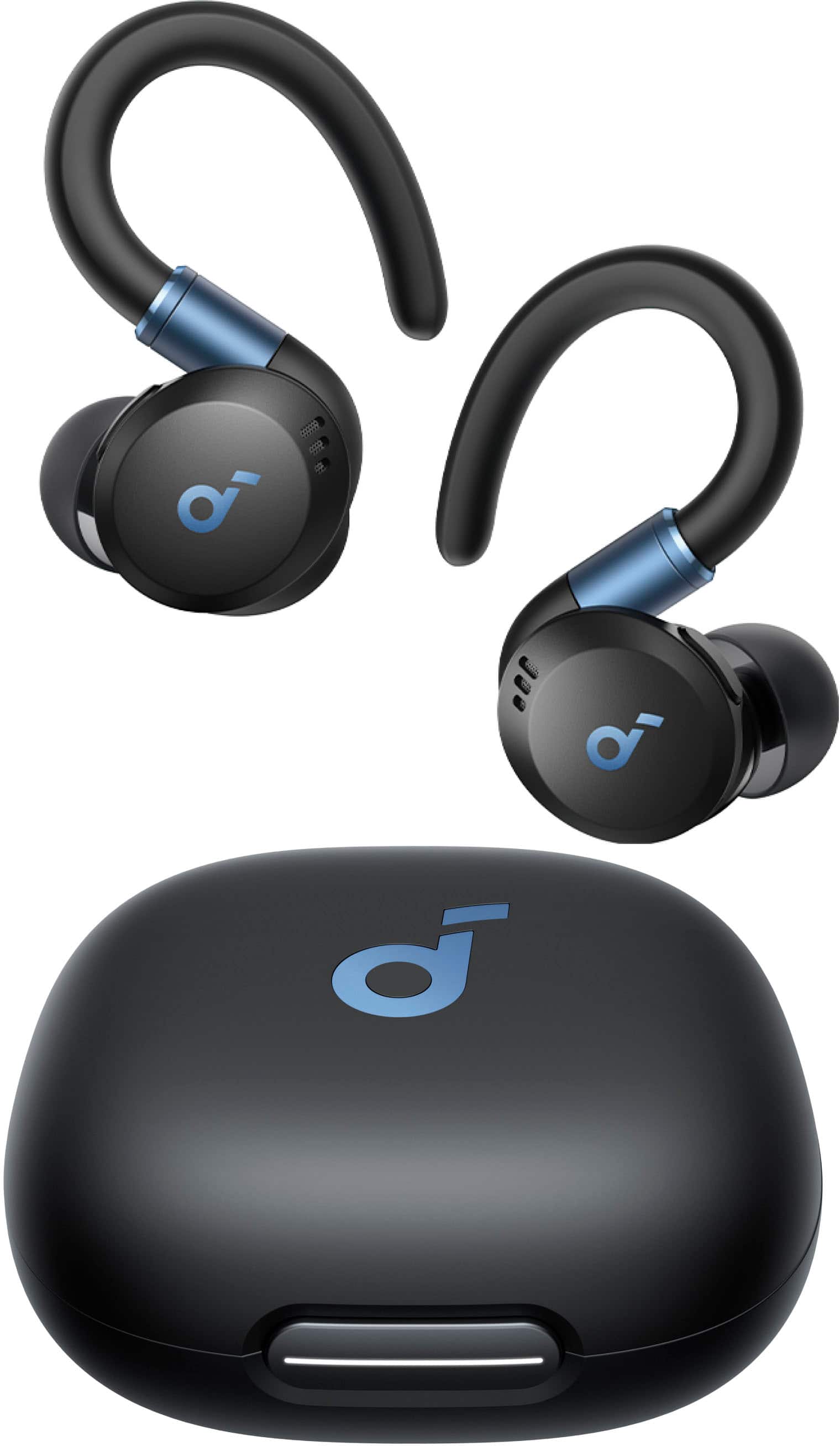 Alt View 12. Soundcore - by Anker Sport X20 True Wireless Noise Cancelling Earbuds - Black.
