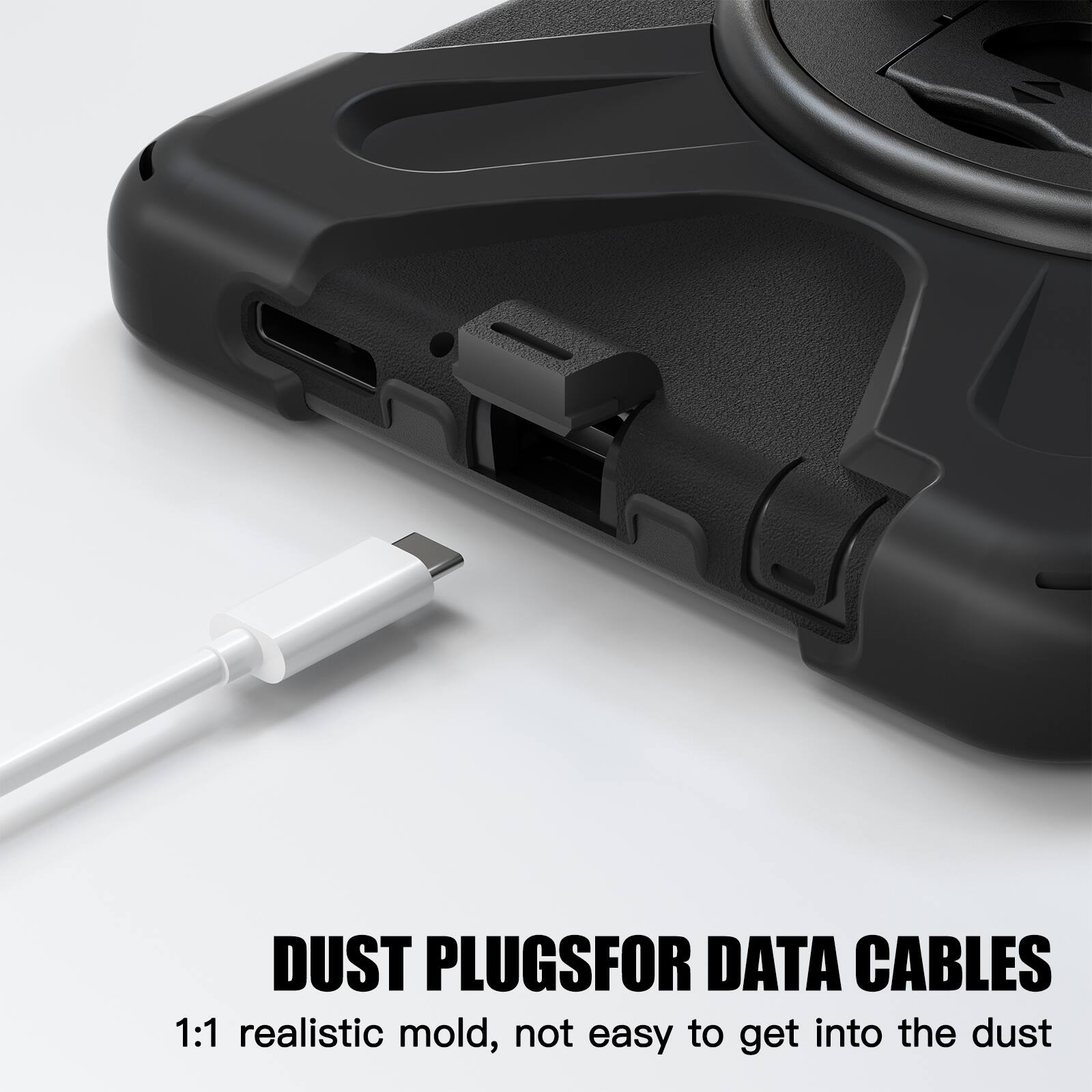 DUST PLUGS FOR DATA CABLES  
1:1 realistic mold, not easy to get into the dust