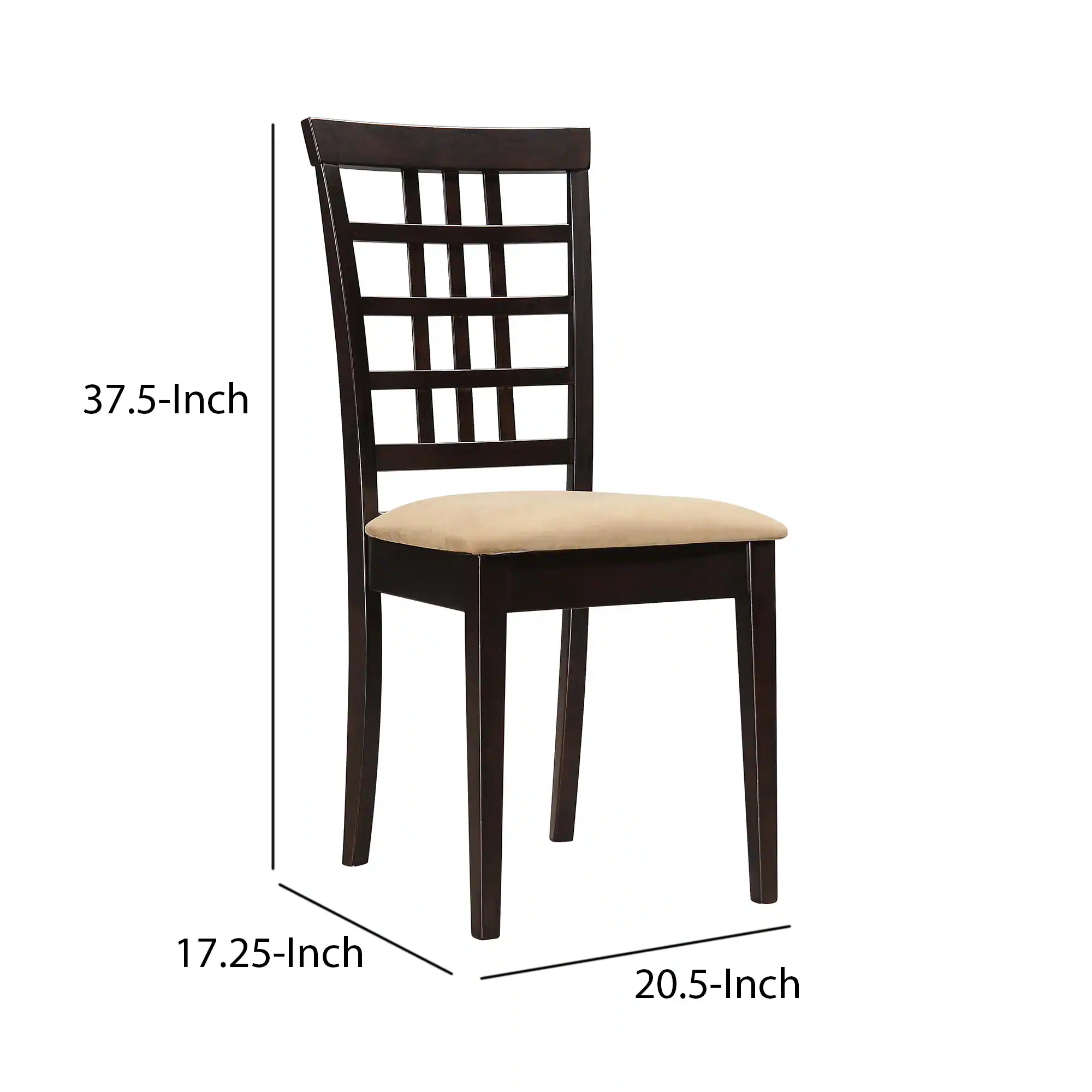 37.5-Inch, 17.25-Inch, 20.5-Inch