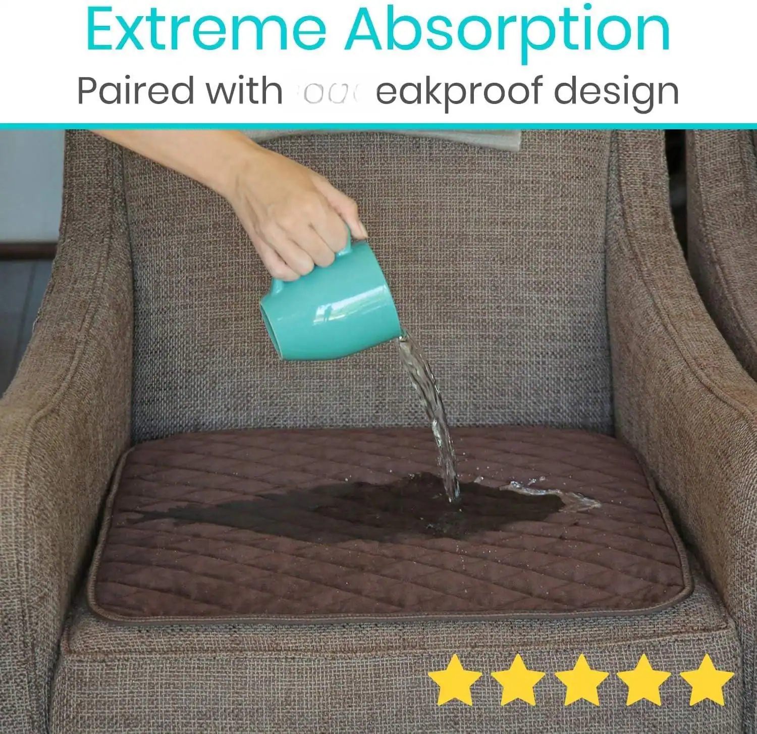 Extreme Absorption  
Paired with 100% leakproof design