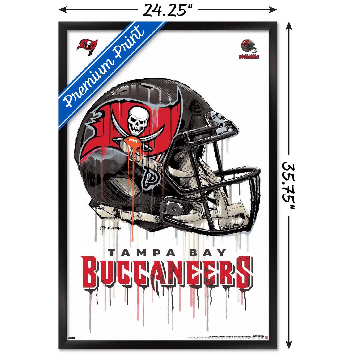 24.25" x 35.75"  
Premium Print  
TAMPA BAY BUCCANEERS