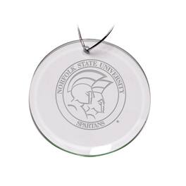 Jardine - Norfolk State Spartans 3'' Round Glass Ornament - Multicolor