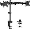 Front. Ergear - Heavy Duty Dual Monitor Mount, Full Motion for 2 Screens up to 32 Inch, 17.6 lbs Per Arm - Black.