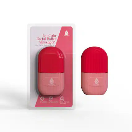 I Ice Cube Facial Roller Massager For Face, Eye & Neck PURSONIC* Reusable Unbreakable Skin friendly Silicone