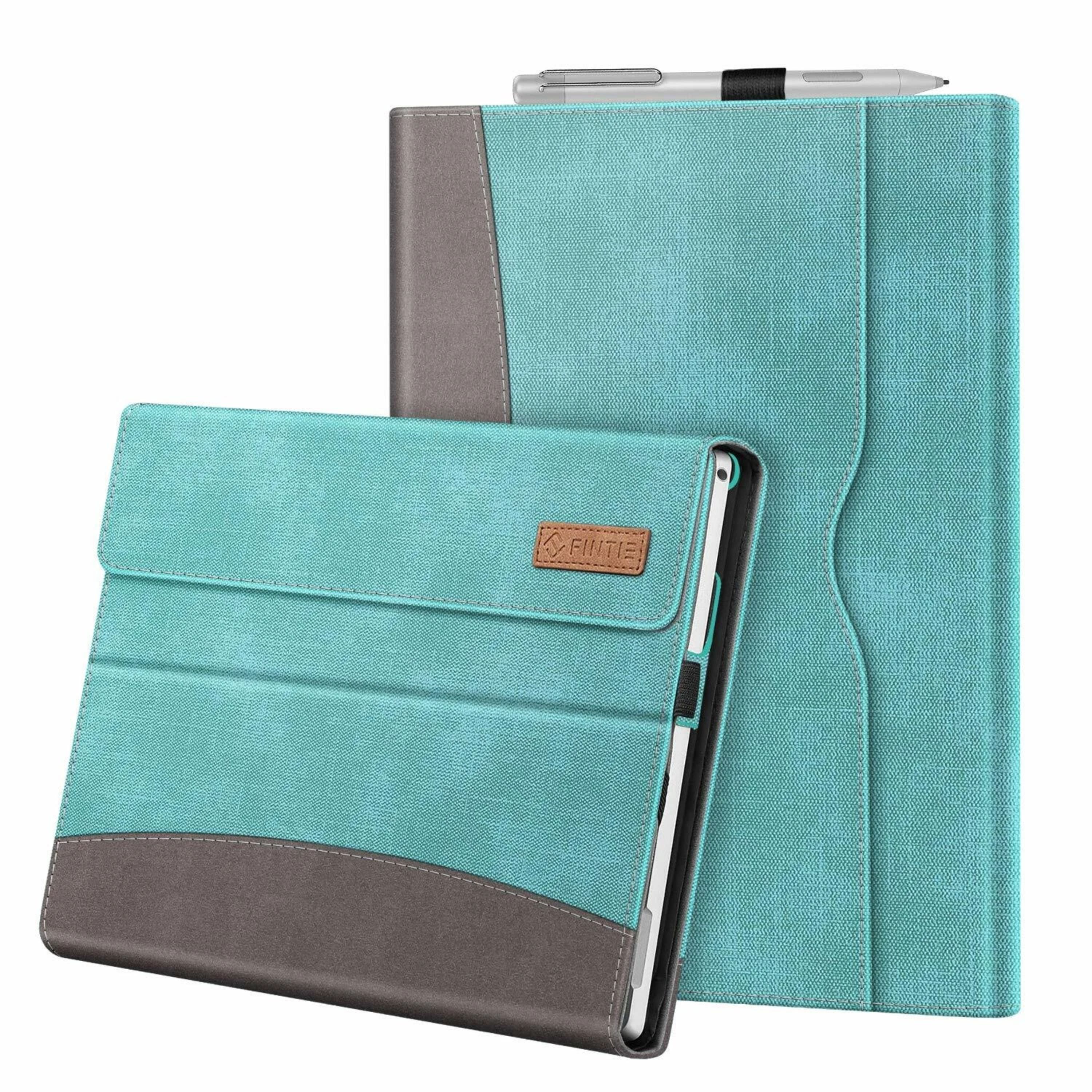 Kitcheniva - Folio Case For 12.3 Inch Microsoft Surface Pro 7 Plus 2021 - Turquoise
