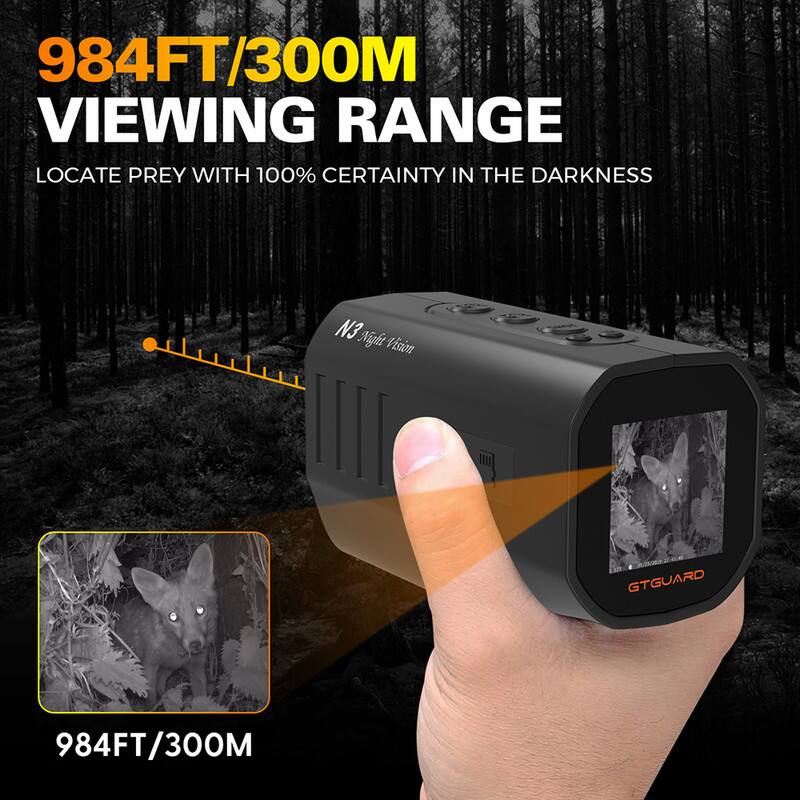 984FT/300M VIEWING RANGE  
LOCATE PREY WITH 100% CERTAINTY IN THE DARKNESS  

N3 Night Vision GTGUARD  

984FT/300M