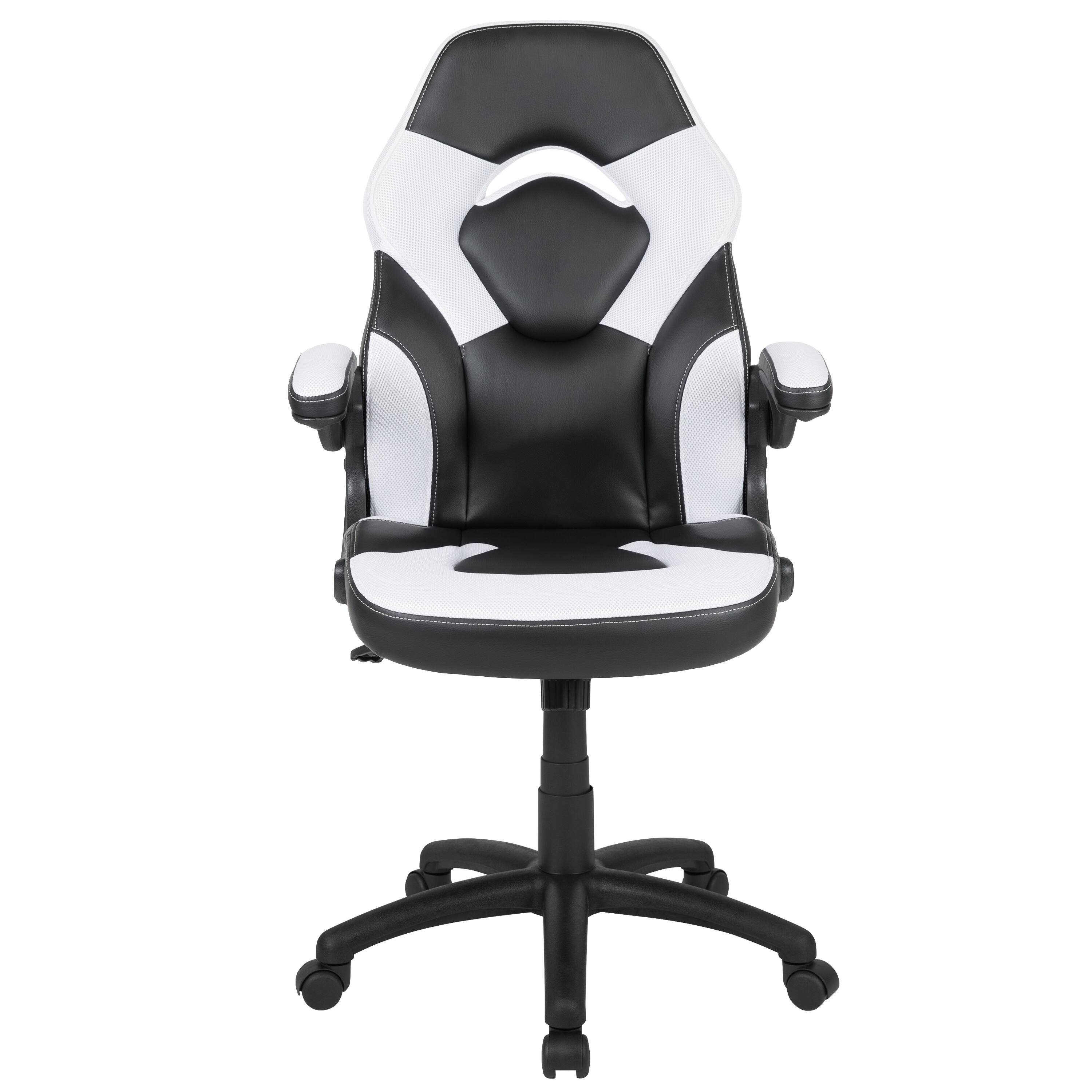 Alt View 7. Emma + Oliver - Z100 Gaming Chair Racing Office Ergonomic Computer PC Adjustable Swivel Chair - White.