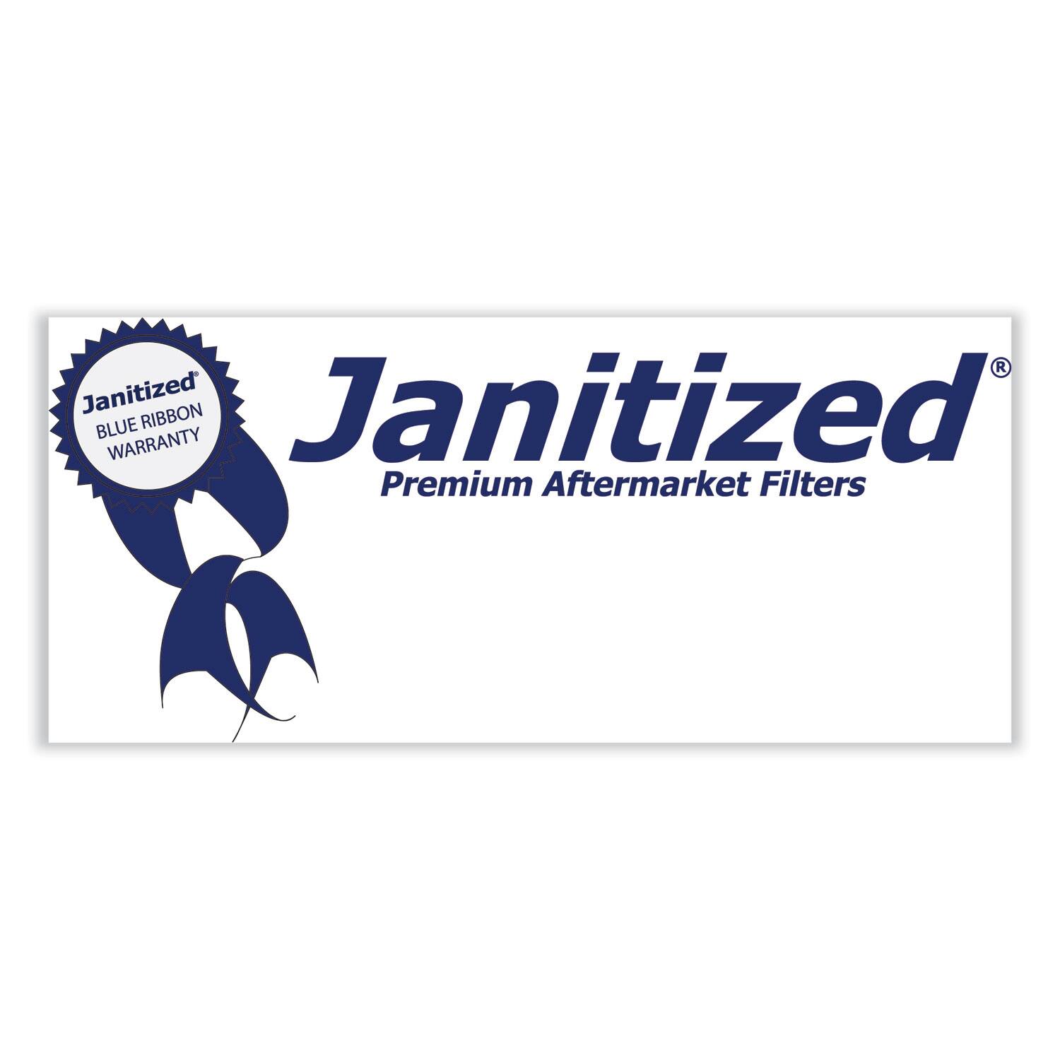 Janitized  
Premium Aftermarket Filters  
Janitized Blue Ribbon Warranty