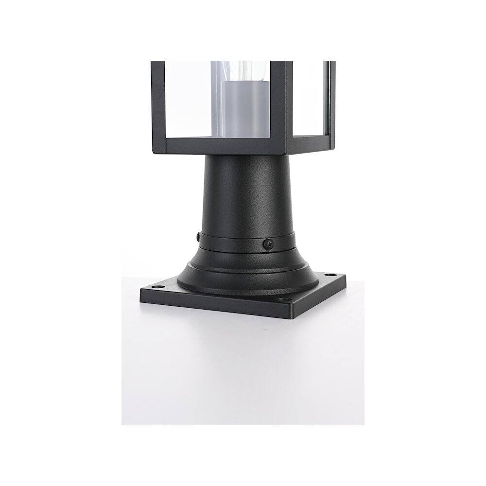 Alt View 1. Elegant Lighting - Venango 7 inch Outdoor Pendant in Black - Black.