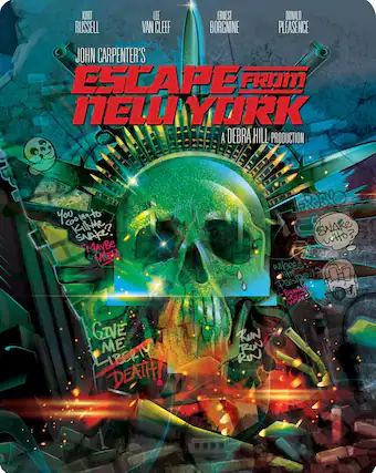 Front. Escape from New York (Steelbook) - 4K Blu-Ray.