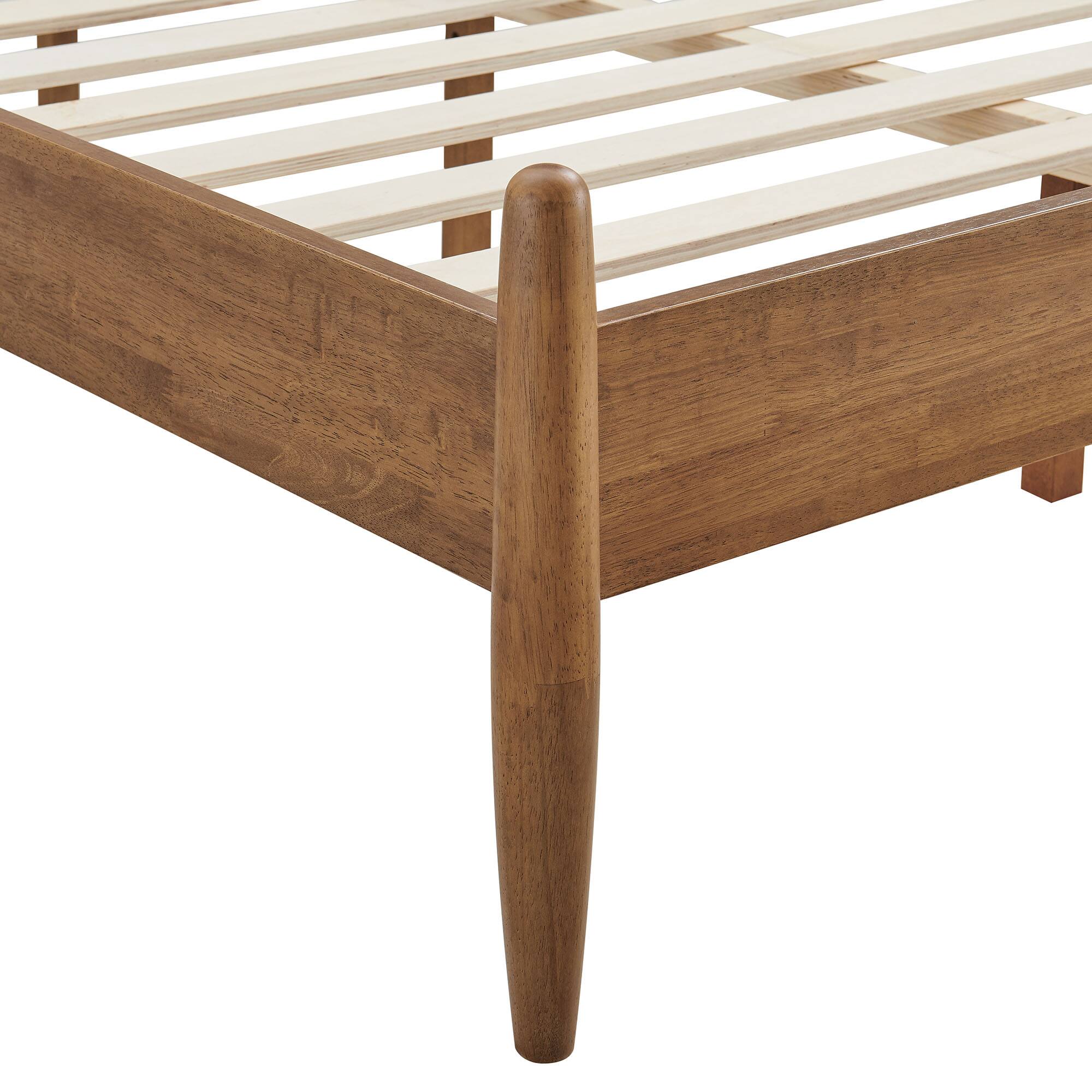 Alt View 5. Modway - Zane Size Spindle Bed by Modway - Walnut.