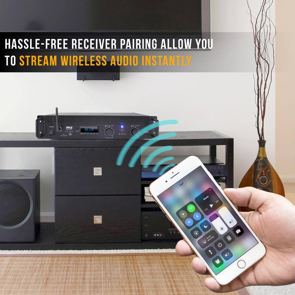 HASSLE-FREE RECEIVER PAIRING ALLOW YOU TO STREAM WIRELESS AUDIO INSTANTLY