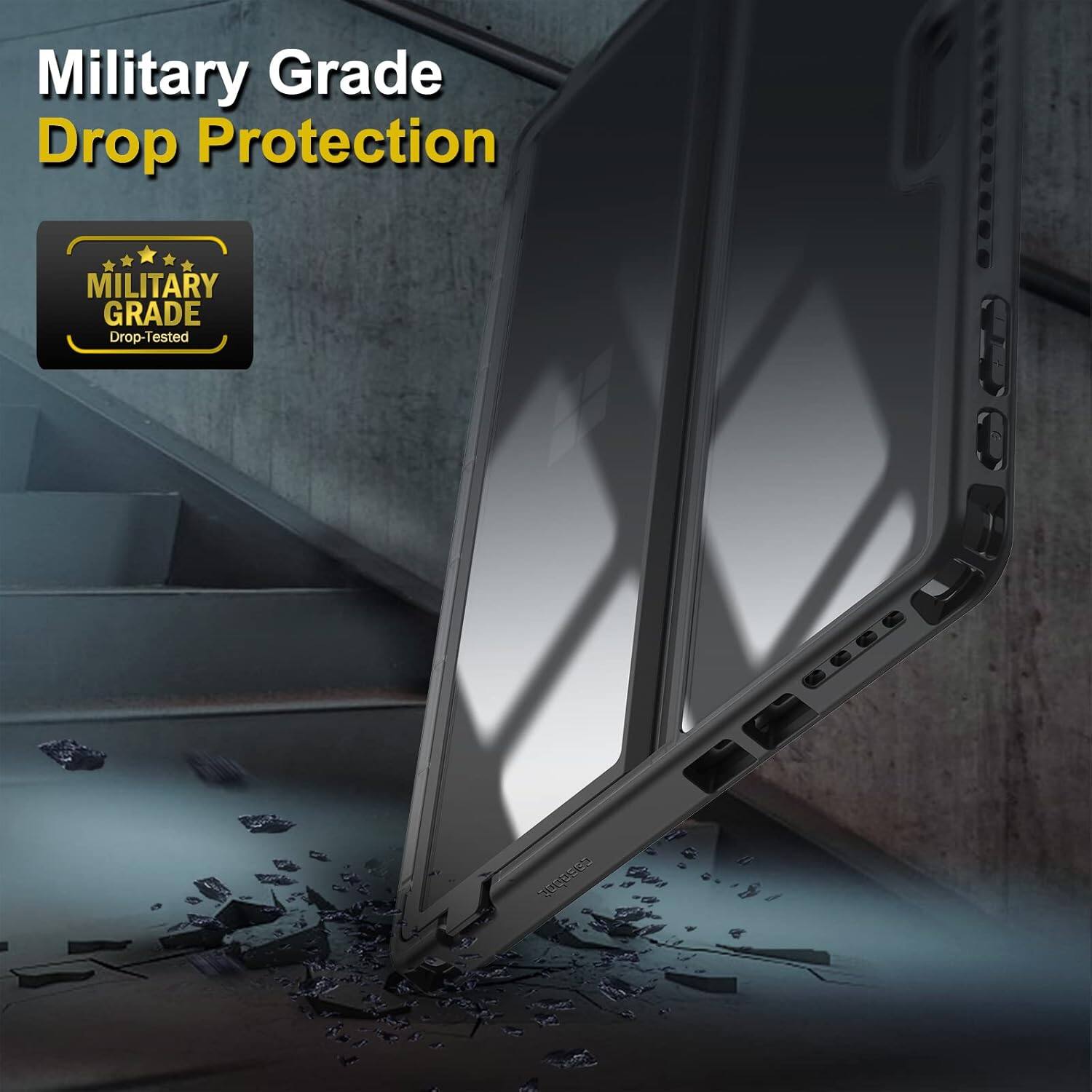 Military Grade Drop Protection  
MILITARY GRADE Drop-Tested