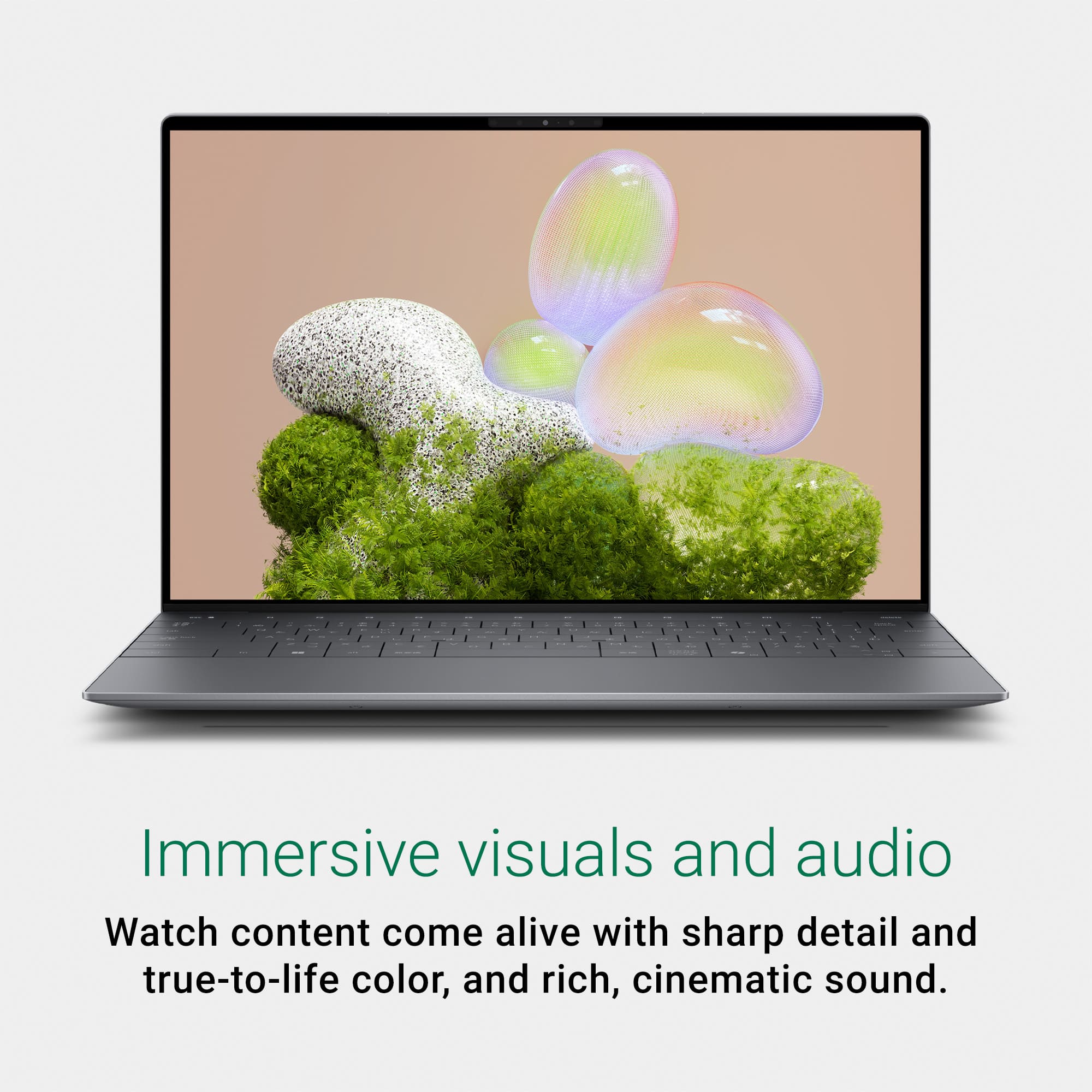 Immersive visuals and audio: Watch content come alive with sharp detail and true-to-life color, and rich, cinematic sound.