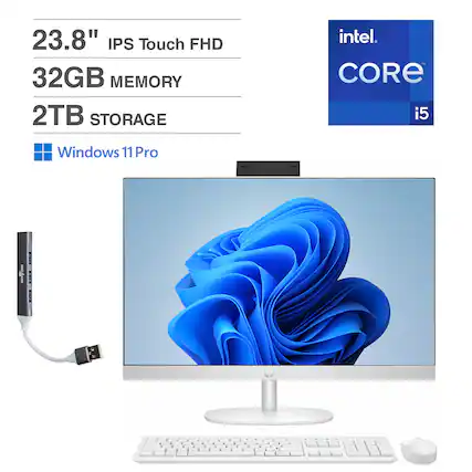 23.8" IPS Touch FHD
32GB MEMORY
2TB STORAGE
Windows 11 Pro
intel CORE i5