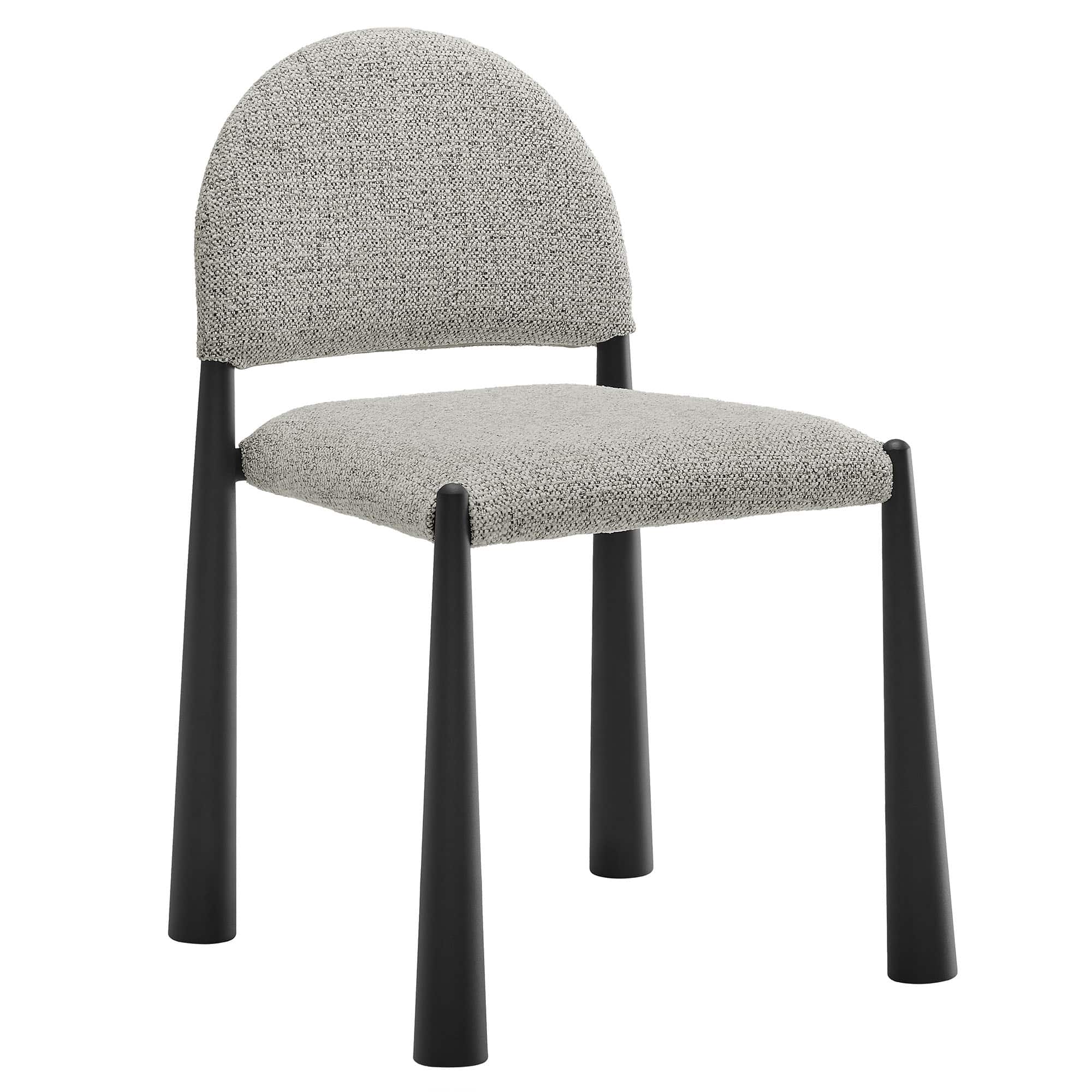 Hayley Upholstered Fabric Dining Side Chair by Modway - Brown