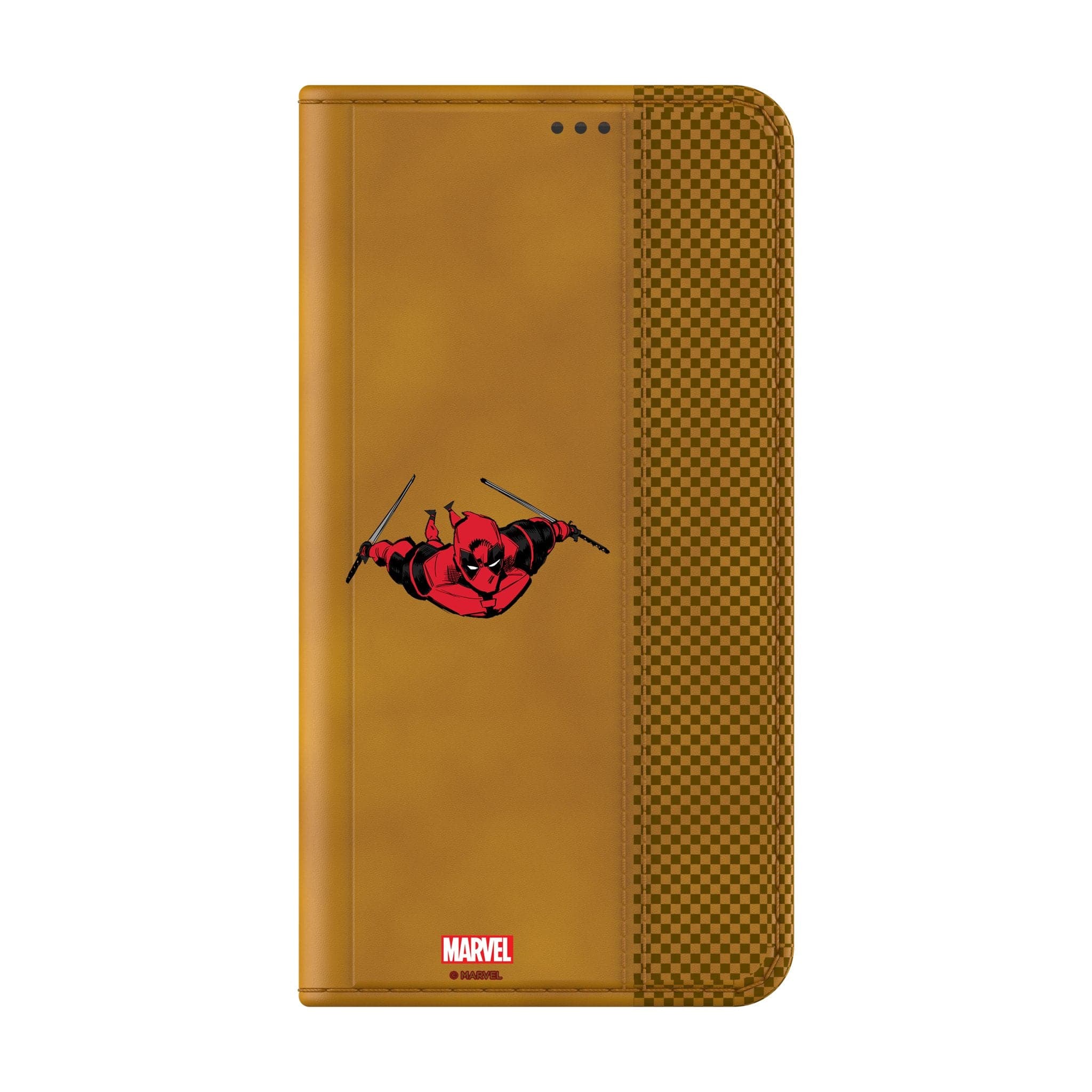 Keyscaper - Marvel Badge Folio Phone Case - Samsung Galaxy S23 - Deadpool 1