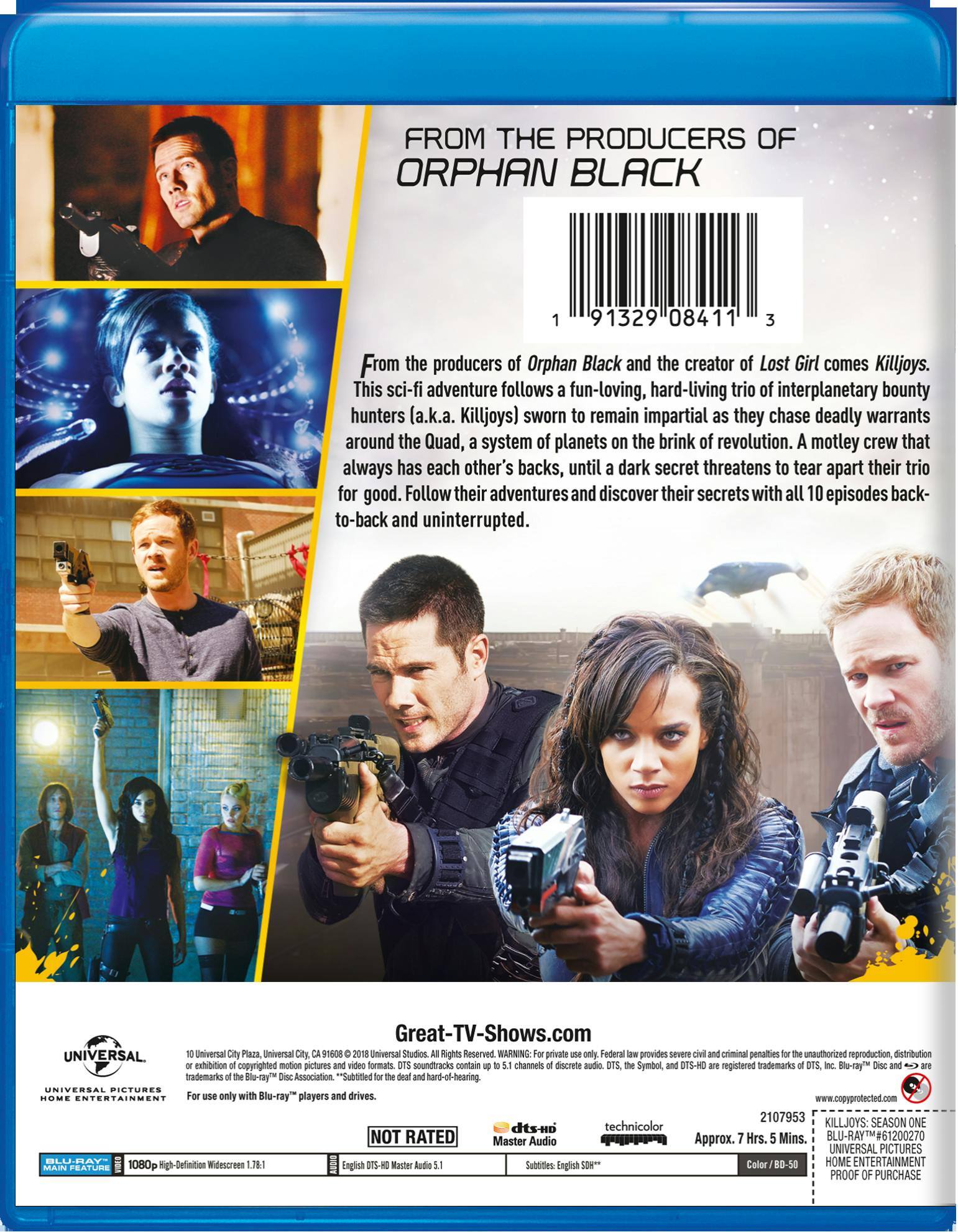 Angle. Killjoys: Season One (Blu-ray New Box Art) [Blu-ray].
