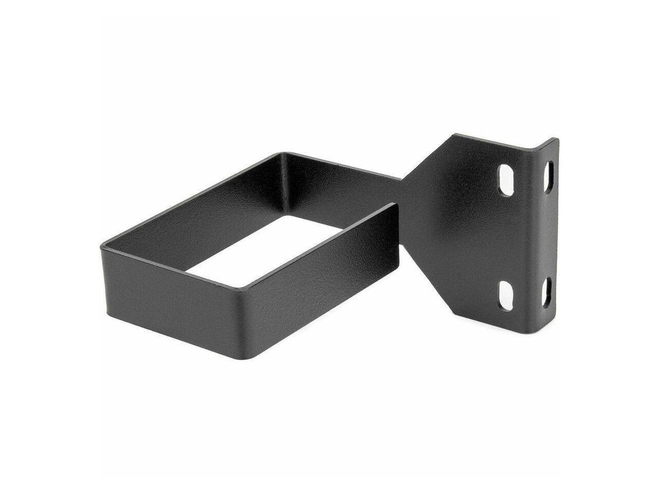 Alt View 7. Rocstor - Rocstor Vertical Cable Management Hook - D-ring - Black - 1 - 1.5U Rack Height - Steel - Black.