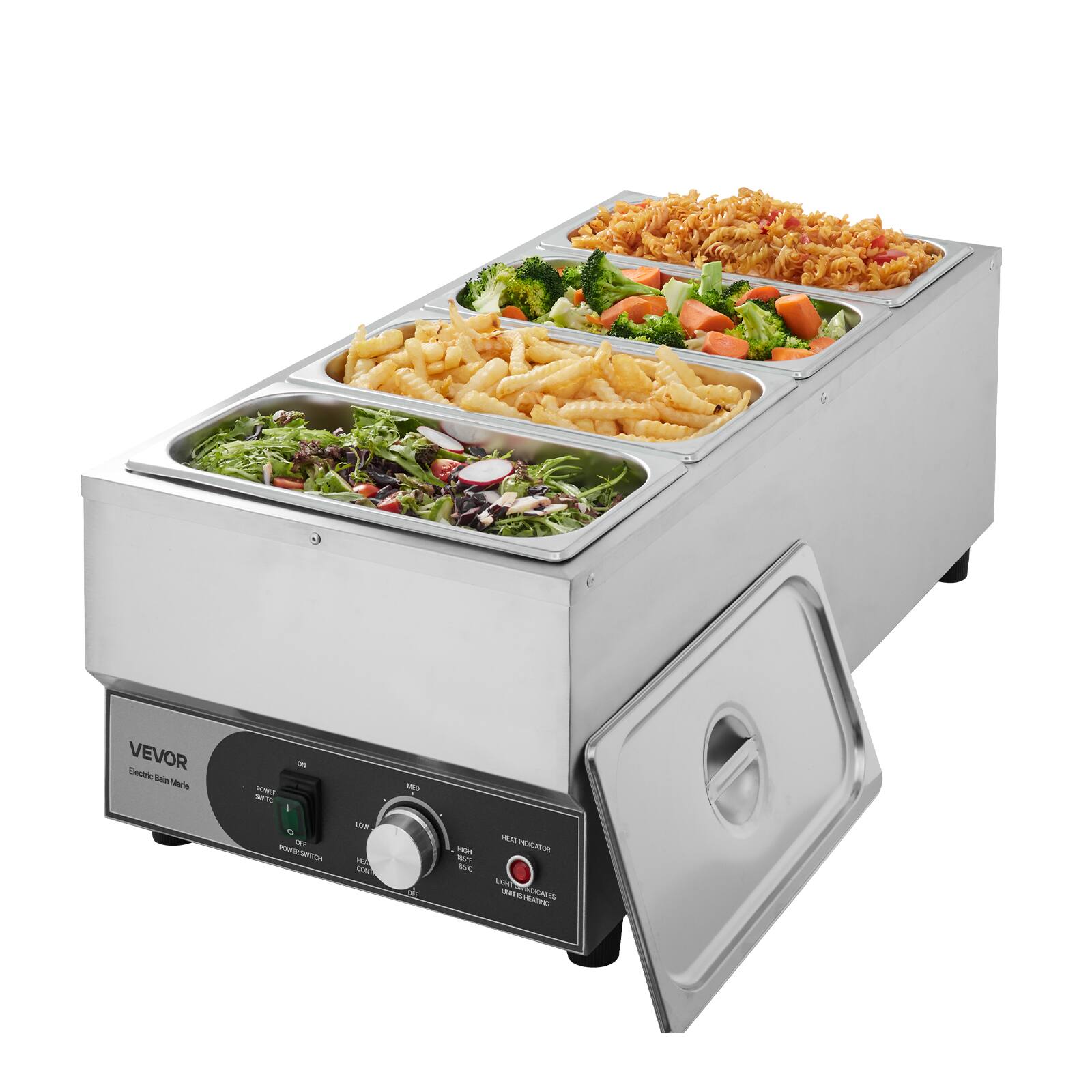 VEVOR Electric Bain Marie

0% VESS SARTIC on POWER SWITCH

NC/ % CONT

VED 55

HEAT LOCATION NOM RUF w. UNI DAY KICAK BHEATHING