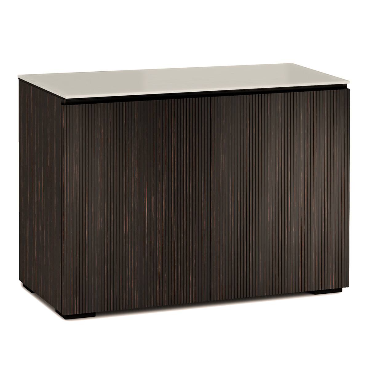 Front. Salamander Designs - Salamander Designs Chameleon Collection Manhattan 323 Twin AV Cabinet - Taupe/Ebony.