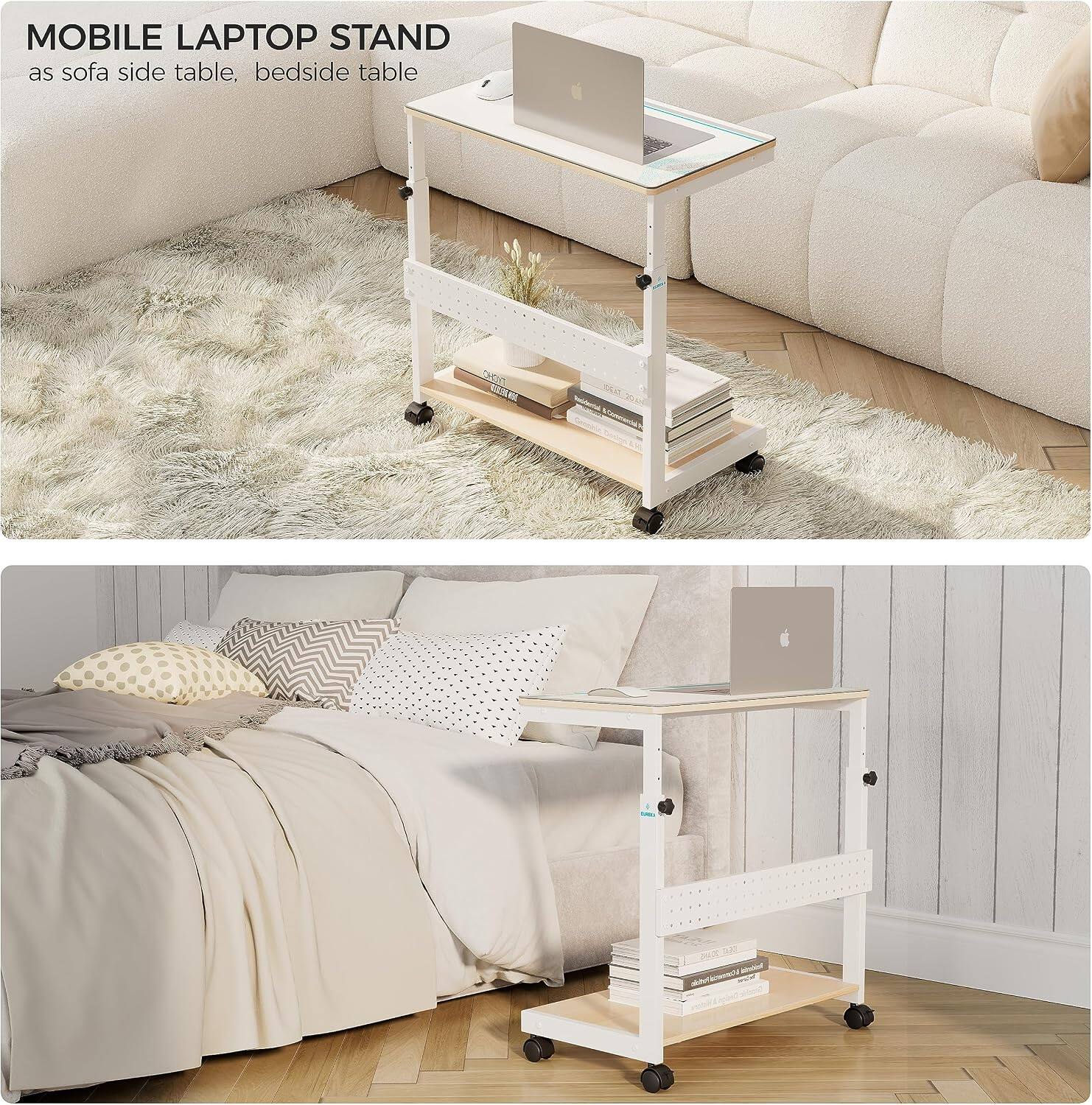 MOBILE LAPTOP STAND as sofa side table, bedside table