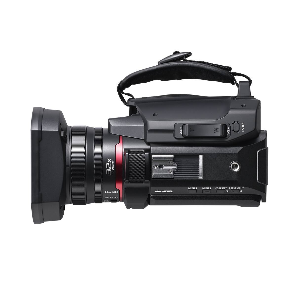 32x i.ZOOM 25 WIDE  
HYBRID O.I.S.  
+ VOL  
USER 1  
USER 2  
FACE DET. LCD BLIGHT 3 4  
ND FILTER  
VITAM