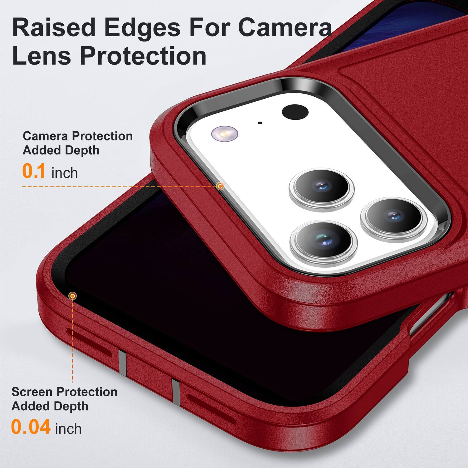 UUCOVER Dual Layer Heavy Duty Case for Apple iPhone 18 Pro with Hidden ...