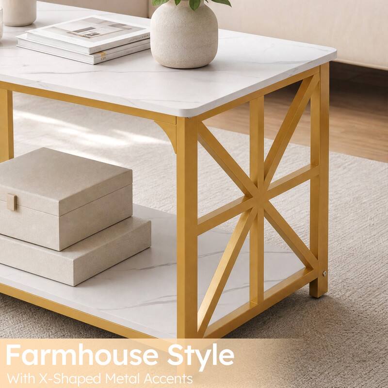 Farmhouse Style With X-Shaped Metal Accents