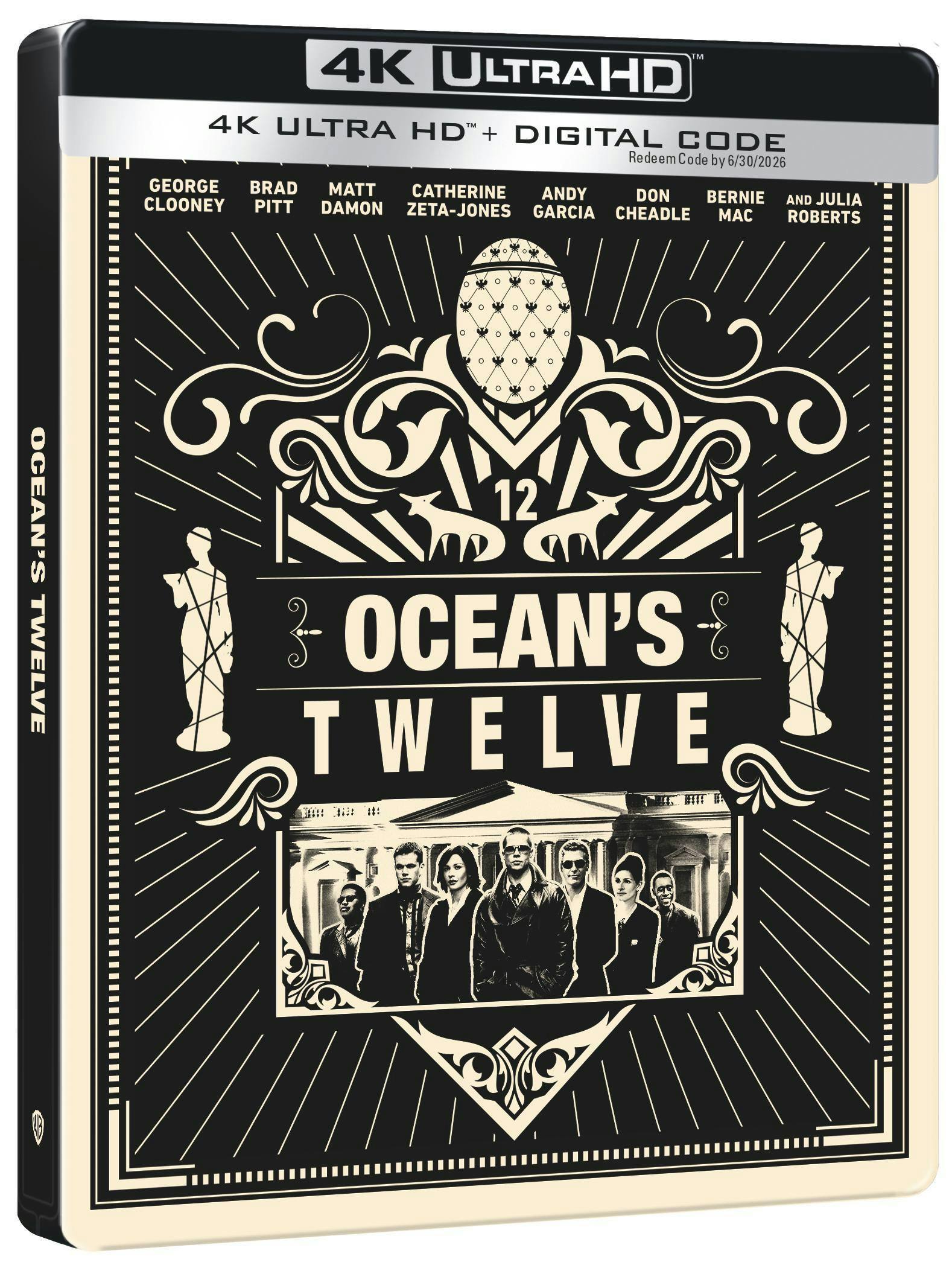 Back. Ocean's Twelve (Limited Edition 4K Steelbook) [UHD].