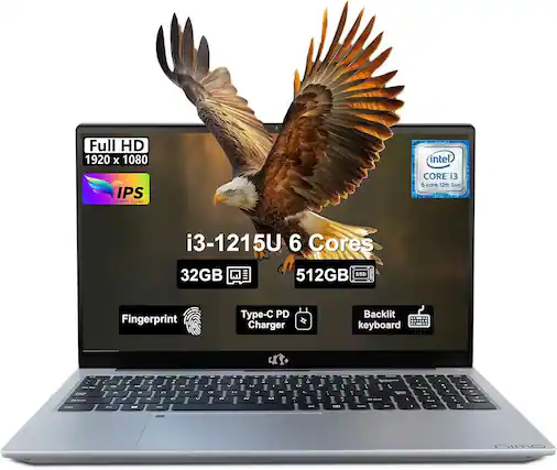Full HD 1920 x 1080
IPS
Intel Core i3 12th Gen 6 Cores
i3-1215U
32GB
512GB SSD
Fingerprint
Type-C PD Charger
Backlit keyboard