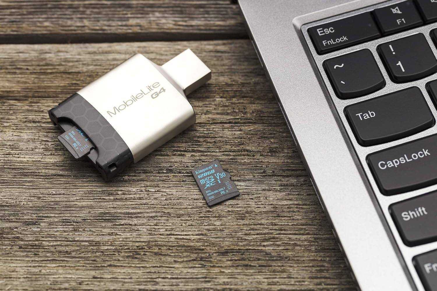 MobileLite G4

Kingston 128GB MicroSDXC UHS-I V30

SKU 00009-090.KDBLF

F1 Esc FnLock ! 1 Tab CapsLock Shift Fr